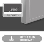 Ultra Thin Door Mat Indoor Entrance, 1/10 in Thin Door Mats - Image 2