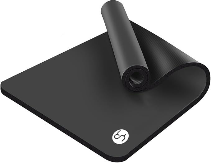 Yoga Mat for Men Women Extra Wide Exercise Mat 76"x35" 15mm Thick Large Workout by YR