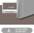 Ultra Thin Door Mat Indoor Entrance, 1/10 in Thin Door Mats - Image 2