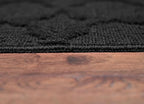 Garland Rug Sparta Non Slip Polypropylene 3 Ft. X 5 Ft. Black Area Rug- Ideal - Image 7
