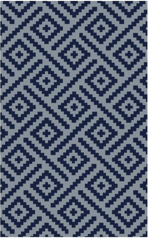 GENIMO 5'x8' Washable Outdoor & Indoor Rugs, RV Mat by GENIMO