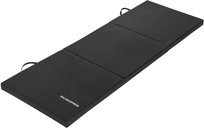 BalanceFrom 6x2 Feet 3-Panel Folding Gymnastics Mat – 2-Inch Thick Pad - Image 8