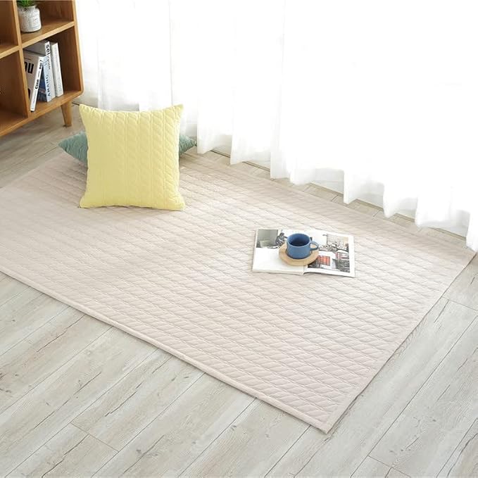 Thick Cotton Yoga Mat 100% Organic Natural Yoga Rug Fitness Rug - Image 2