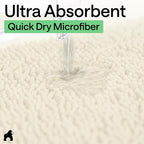 GORILLA GRIP Bath Rug Mat 30x20, Thick Soft Absorbent Chenille, Quick Dry - Image 5