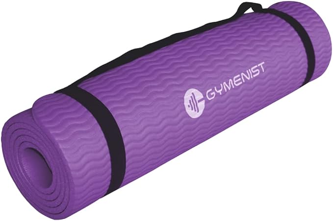 GYMENIST Thick Exercise Yoga Floor Mat Nbr 24 X 71 Inches by GYMENIST
