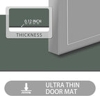 Ultra Thin Door Mat Indoor Entrance, 1/10 in Thin Door Mats - Image 2