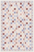 GarveeHome 5x7 Bordered Rug for Dining Machine Washable Modern Colorful by GarveeHome