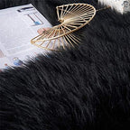 EasyJoy Ultra Soft Fluffy Rugs Faux Fur Rug Chair Cover Seat Pad Fuzzy Area Rug - Image 4