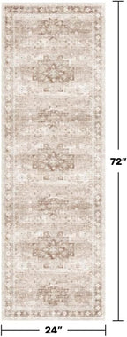 Hazo Haus Boho Long Bathroom Runner Rug 24 x 72 Washable Non Slip - Image 2