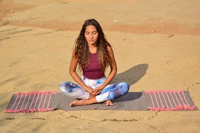 Jaipur art & Rugs Cotton Yoga Mat - Image 7