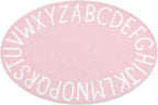 Topotdor Oval Kids Play Rug Alphabet Nursery Area Rug Extra Large Soft Crawling - Image 3