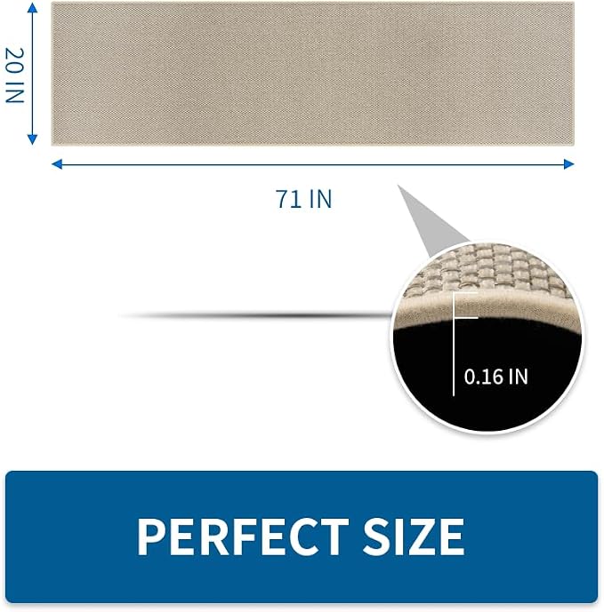 MontVoo Kitchen Rugs and Mats Non Skid Washable, Absorbent Runner Rugs - Image 2