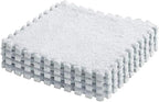 Smabee Interlocking Carpet Shaggy Soft EVA Foam Mats Fluffy Area Rugs - Image 5