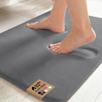 GORILLA GRIP® Memory Foam Bath Rugs, Soft Absorbent Velvet Bathroom Mats by Unknown