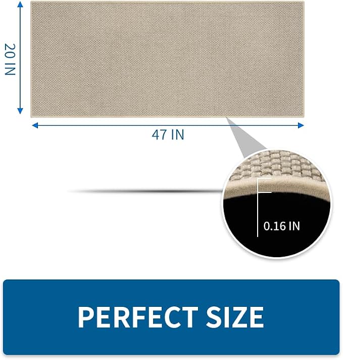MontVoo Kitchen Rugs and Mats Non Skid Washable, Absorbent Runner Rugs - Image 2