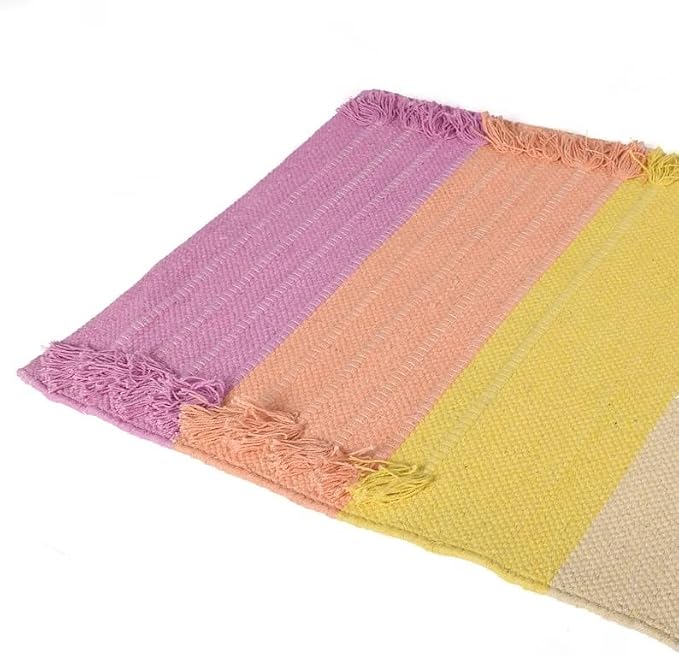 Jaipur art & Rugs Cotton Yoga Mat by JAIPURARTANDRUGS