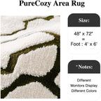 PureCozy Super Soft Shag Rug 4x6 - Image 2