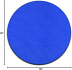 Machine Washable Modern Round Area Rug, Room Sofa Yoga Soft Round Carpet - Image 3