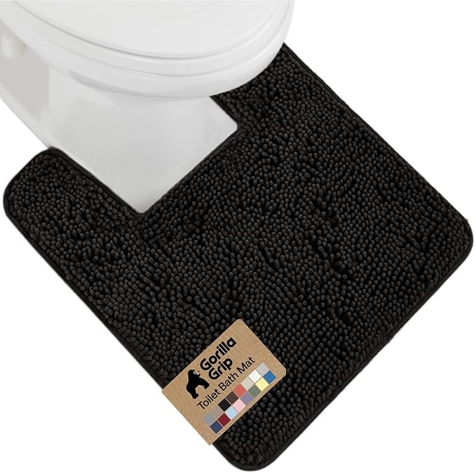 GORILLA GRIP Plush Absorbent Shaggy Chenille Bath Rug Mat by Unknown