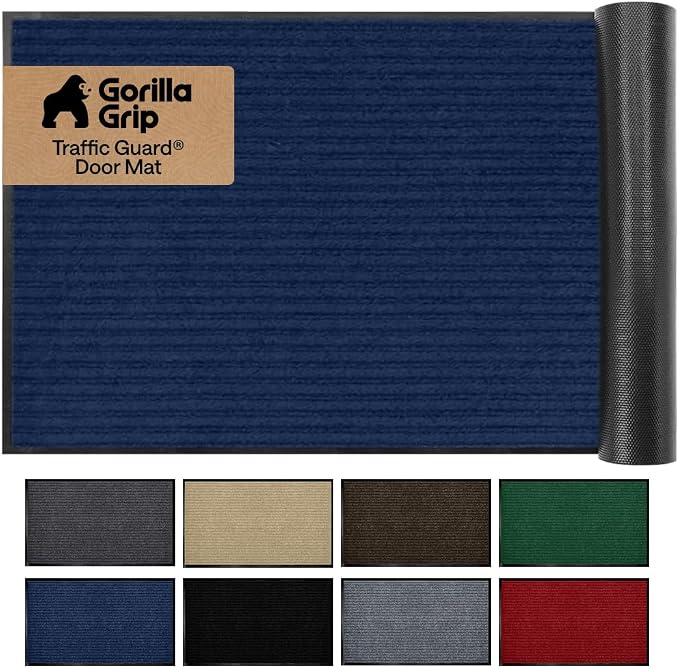 GORILLA GRIP Waterproof Traffic Guard Door Mat, Heavy Duty Entryway Mats by Unknown
