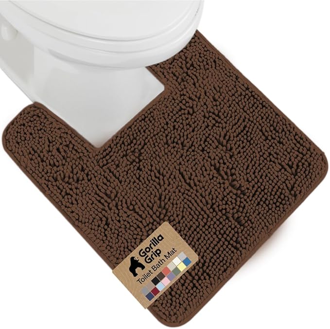 GORILLA GRIP Plush Absorbent Shaggy Chenille Bath Rug Mat by Unknown