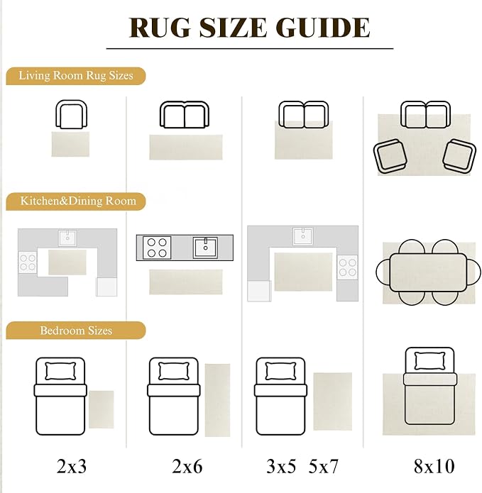 LIANLAM Washable Rug Area Rugs for Living Room - Image 9