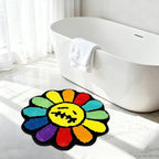 Trippy Happy Face Rug Cool Rugs Tufted Quick Dry Bath Mats - Image 7