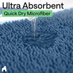 GORILLA GRIP Bath Rug Mat 60x24, Thick Soft Absorbent Chenille, Quick Dry - Image 5