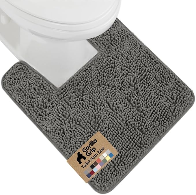 GORILLA GRIP Plush Absorbent Shaggy Chenille Bath Rug Mat by Unknown
