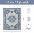 GENIMO Outdoor & Indoor Area Rug 9'x12', Waterproof, Non-Shedding, Easy Cleaning - Image 2