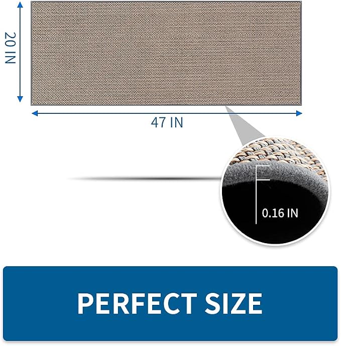 MontVoo Kitchen Rugs and Mats Non Skid Washable, Absorbent Runner Rugs - Image 2