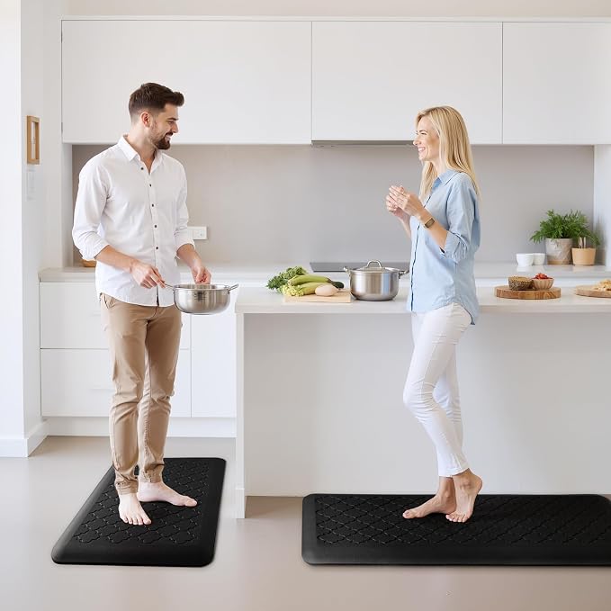 TranquilRelax 4/5 Inch Thick Anti-Fatigue Kitchen Mat Water Resistant Non-Slip - Image 7
