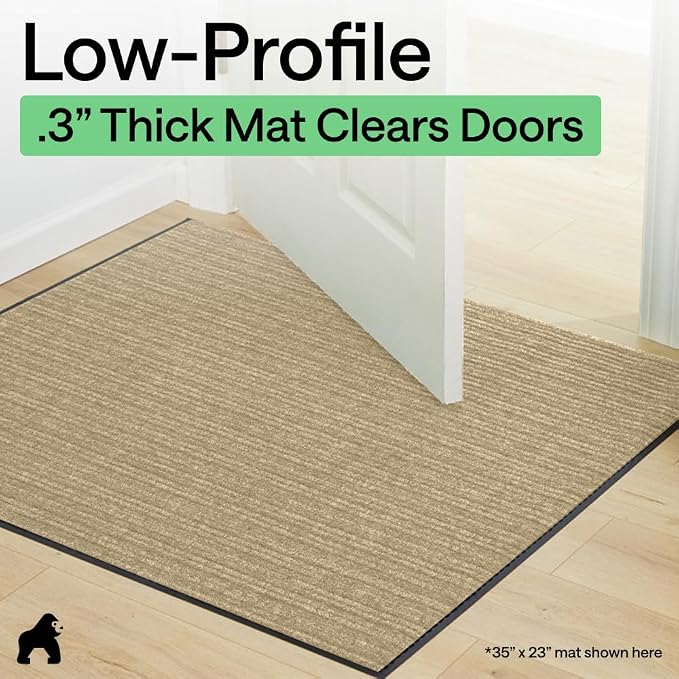 GORILLA GRIP Waterproof Traffic Guard Door Mat, Heavy Duty Entryway Mats - Image 9