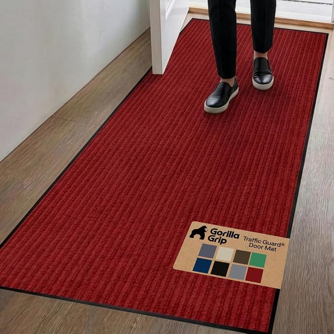 GORILLA GRIP Waterproof Traffic Guard Door Mat, Heavy Duty Entryway Mats by Unknown