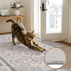 5x7 Area Rugs for Living Room: Vintage Boho Neutral Washable Rug Indoor Soft - Image 7