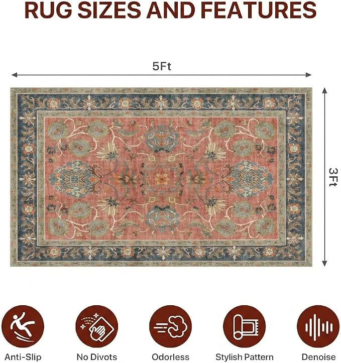 36"x60" Office Chair Mat for Hardwood Tile Floor, Under Desk Carpet Protector - Image 6
