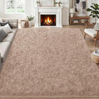 Area Rug for Living Room Bedroom: 6x9 Soft Fluffy Shag Rugs Upgrade Non-Slip - Image 2