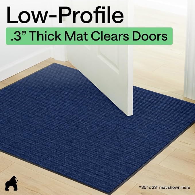 GORILLA GRIP Waterproof Traffic Guard Door Mat, 2 Pack Heavy Duty Entryway Mats - Image 9