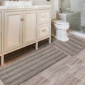 H.VERSAILTEX Bathroom Rugs Bath Rug Set 2 Piece Bathroom Contour Rug Toilet Mat by HVERSAILTEX