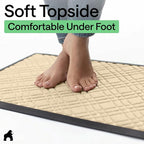 GORILLA GRIP 100% Waterproof All-Season WeatherMAX Doormat, US Designed Natural - Image 8