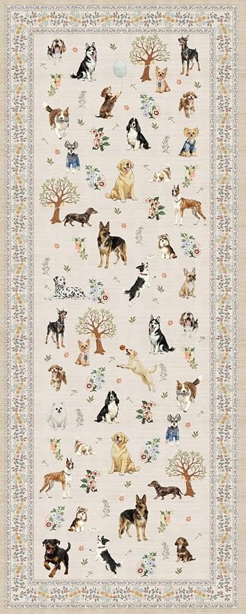 Dog Runner Rug for Entryway, 2x5 Washable Kitchen Mat Ultra-Thin Soft, Non-Slip - Image 5