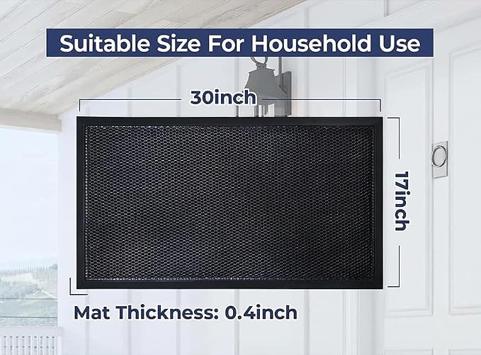 Muddy Mat® Meshy Mat™ Door Mat Heavy-Duty Quick-Dry Floor Mat, Sand & Dirt - Image 2