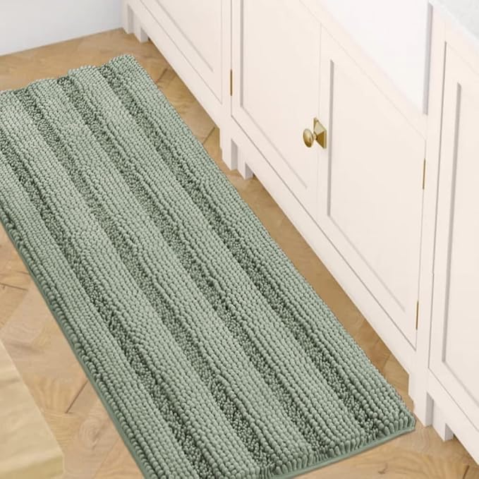 H.VERSAILTEX Bath Rugs for Bathroom Non Slip Bath Mats Extra Thick Chenille by HVERSAILTEX