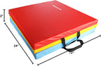 BalanceFrom 6x2 Feet 3-Panel Folding Gymnastics Mat – 2-Inch Thick Pad - Image 10