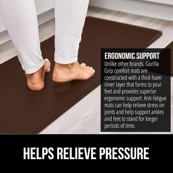 GORILLA GRIP Comfortable Cushioned Kitchen Mats - Image 3
