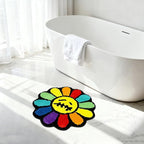 Trippy Happy Face Rug Cool Rugs Tufted Quick Dry Bath Mats - Image 7