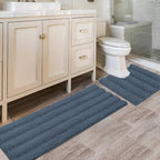 H.VERSAILTEX Bathroom Rug Sets 2 Piece Bath Mats Non Slip Thick Soft Chenille by HVERSAILTEX