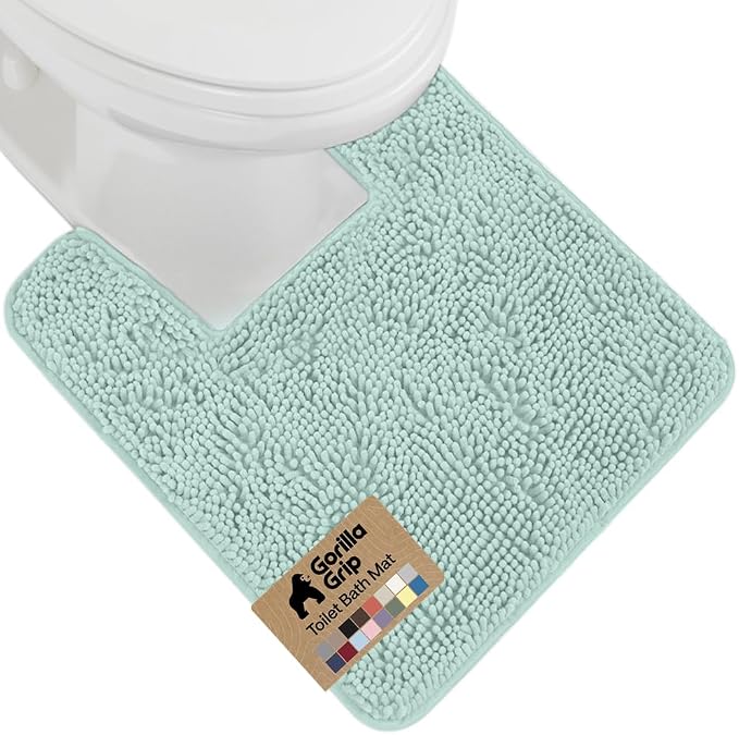 GORILLA GRIP Plush Absorbent Shaggy Chenille Bath Rug Mat by Unknown