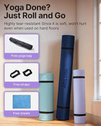 YOTTOY Large Yoga Mat, Extra Wide TPE Exercise Mat, Non-Slip Workout Mat - Image 6