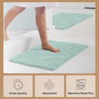 GORILLA GRIP Bath Rug Mat, Thick Soft Absorbent Chenille, Quick Dry Microfiber - Image 7